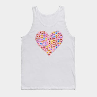 A Heart Full of Love Emojis Tank Top